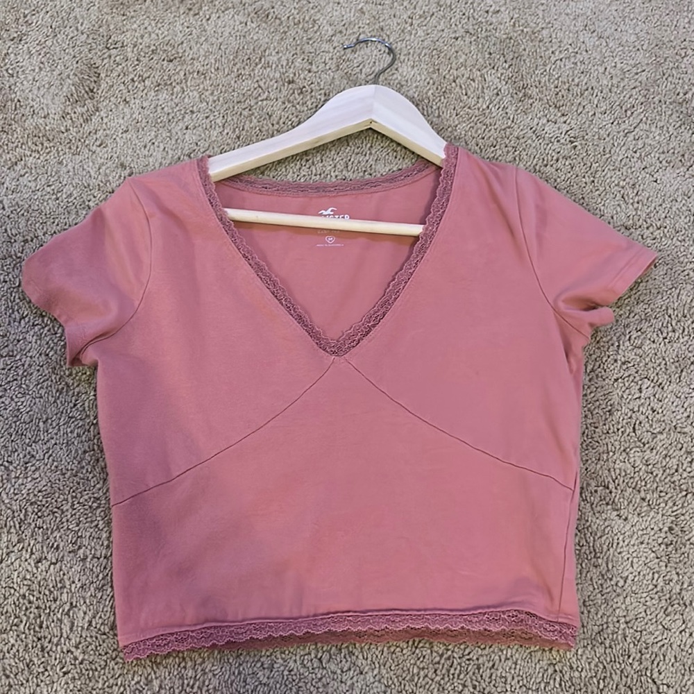 Pink baby tee